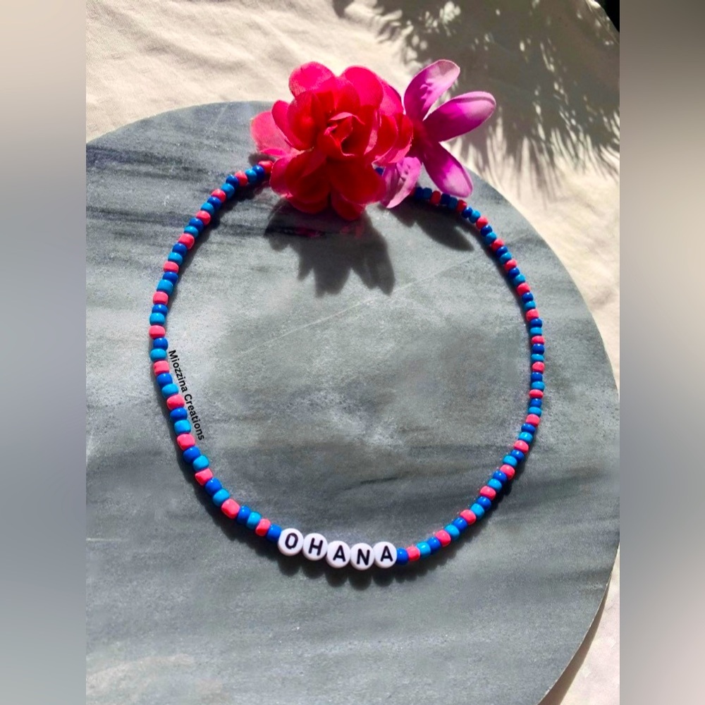 5/$20 ENTIRE SHOP CLEARANCE Beaded Ohana Lilo & Stitch inspired 🌸💙